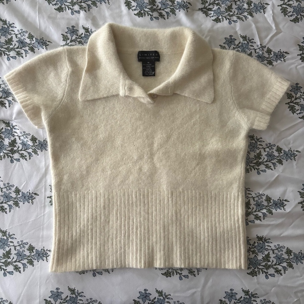 The Limited Cream Knit Sweater